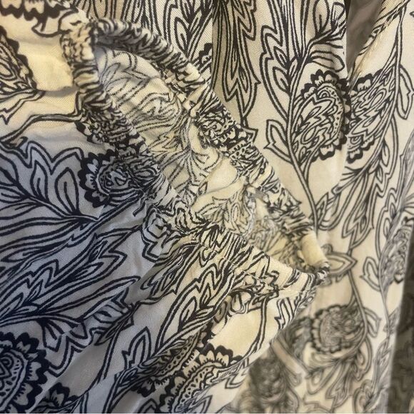 Umgee Navy Floral Boho Tunic Dress Top Size Large Women’s - Picture 7 of 7